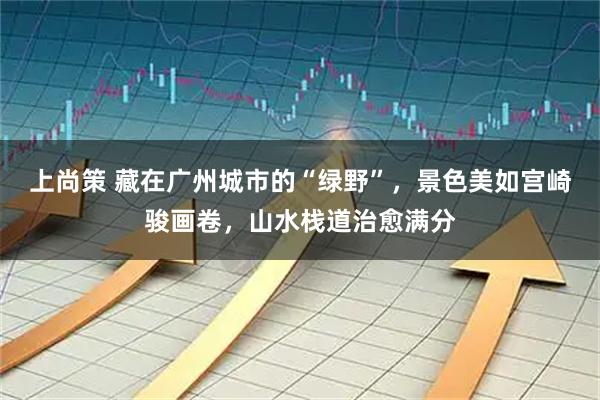 上尚策 藏在广州城市的“绿野”，景色美如宫崎骏画卷，山水栈道治愈满分