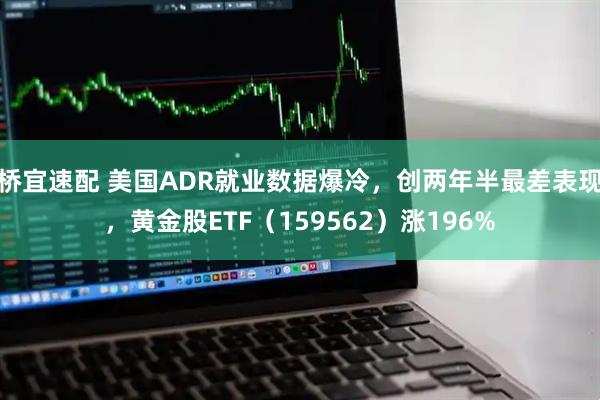 桥宜速配 美国ADR就业数据爆冷，创两年半最差表现，黄金股ETF（159562）涨196%